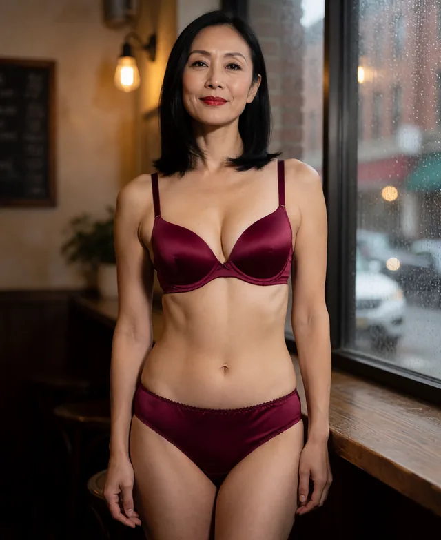 Aiko, 28, AI model in lingerie